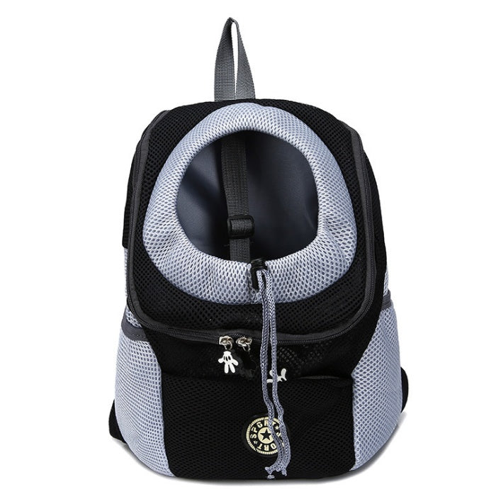 "Pet Backpack Carrier for Cats & Dogs – Portable Chest and Shoulder Travel Bag" - MeowMoow