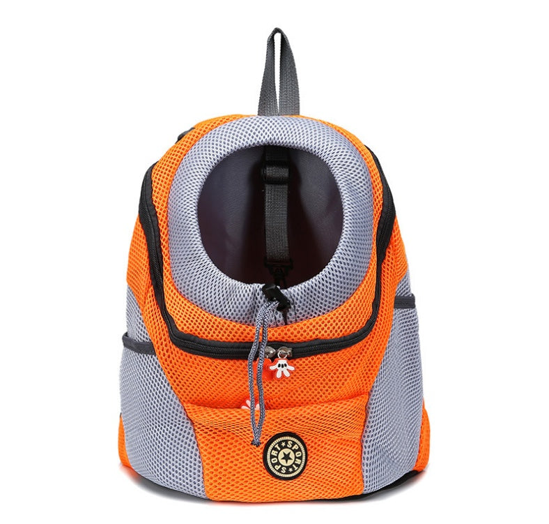 "Pet Backpack Carrier for Cats & Dogs – Portable Chest and Shoulder Travel Bag" - MeowMoow