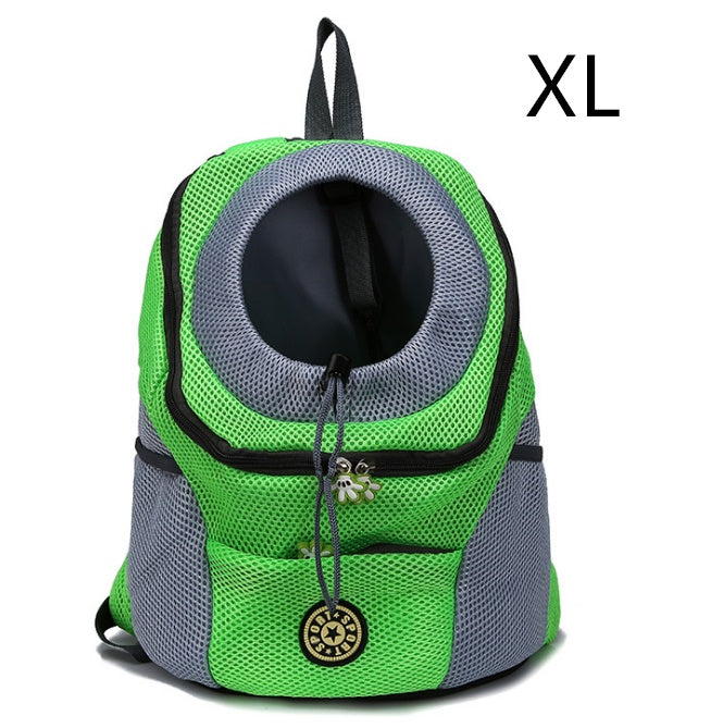 "Pet Backpack Carrier for Cats & Dogs – Portable Chest and Shoulder Travel Bag" - MeowMoow