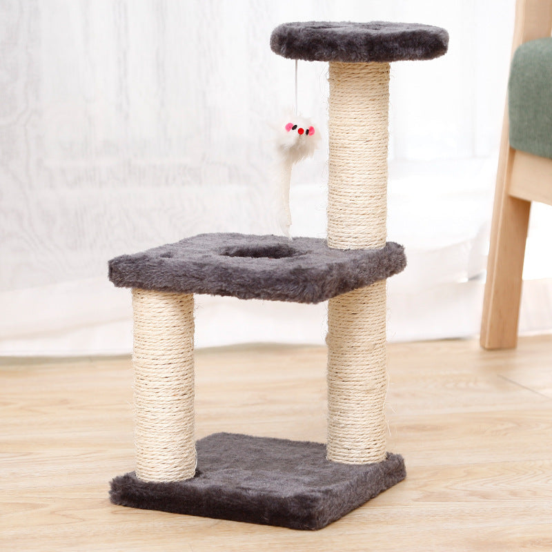 Explosive Cat Climbing Frame, Small Cat Tree, Cat Toy, Sisal Cat Jumping Platform, Cat Supplies, Cat Scratching Post, Pet Supplies - MeowMoow