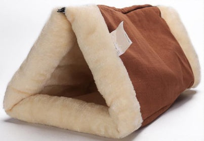 "Cozy 2-in-1 Cat Tunnel & Sleeping Bag – Soft Pet Nest for Ultimate Comfort" - MeowMoow