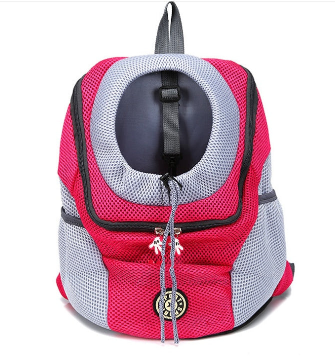 "Pet Backpack Carrier for Cats & Dogs – Portable Chest and Shoulder Travel Bag" - MeowMoow