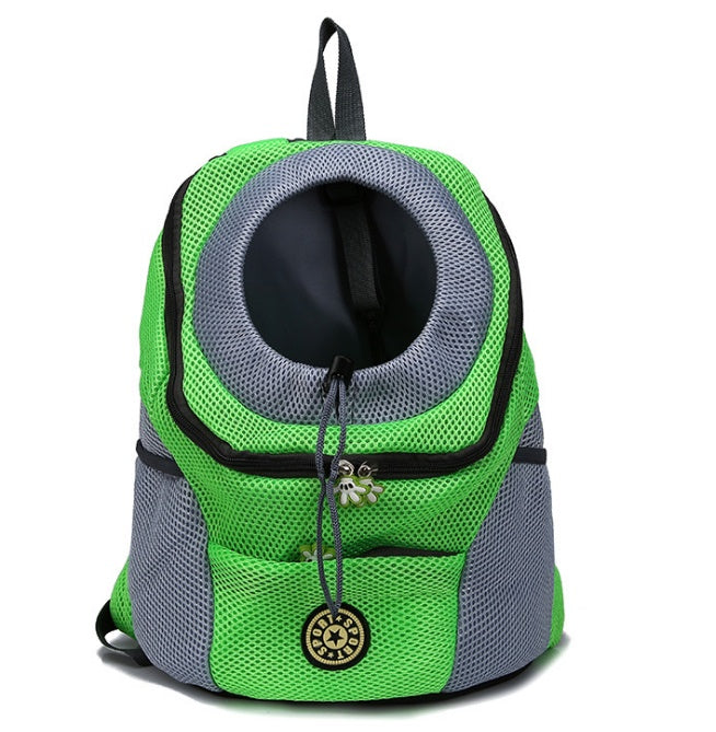 "Pet Backpack Carrier for Cats & Dogs – Portable Chest and Shoulder Travel Bag" - MeowMoow