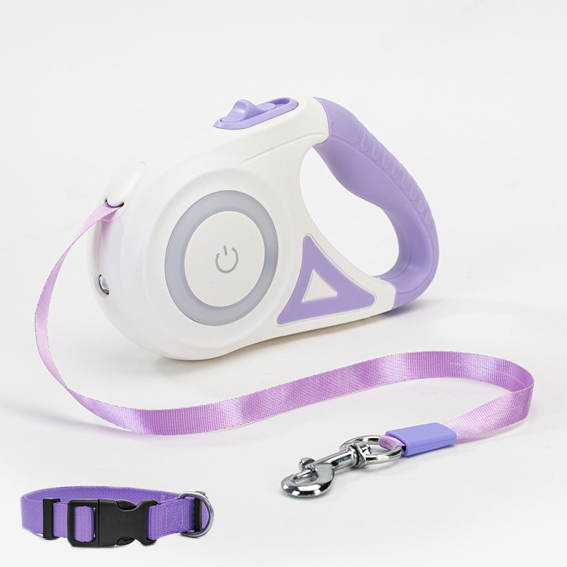 "Let your dog explore freely with the automatic retractable leash – perfect for relaxed walks!" - MeowMoow
