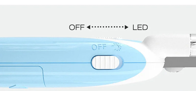Pet Nail Clippers Dog Nail Clippers Cat Nail Clippers LED Electric Nail Grinder Pet Supplies LED Light Pet Nail Clippers - MeowMoow