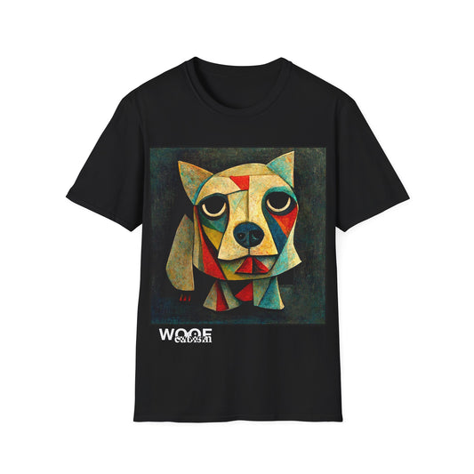 Woof Cubism Unisex Softstyle T-Shirt