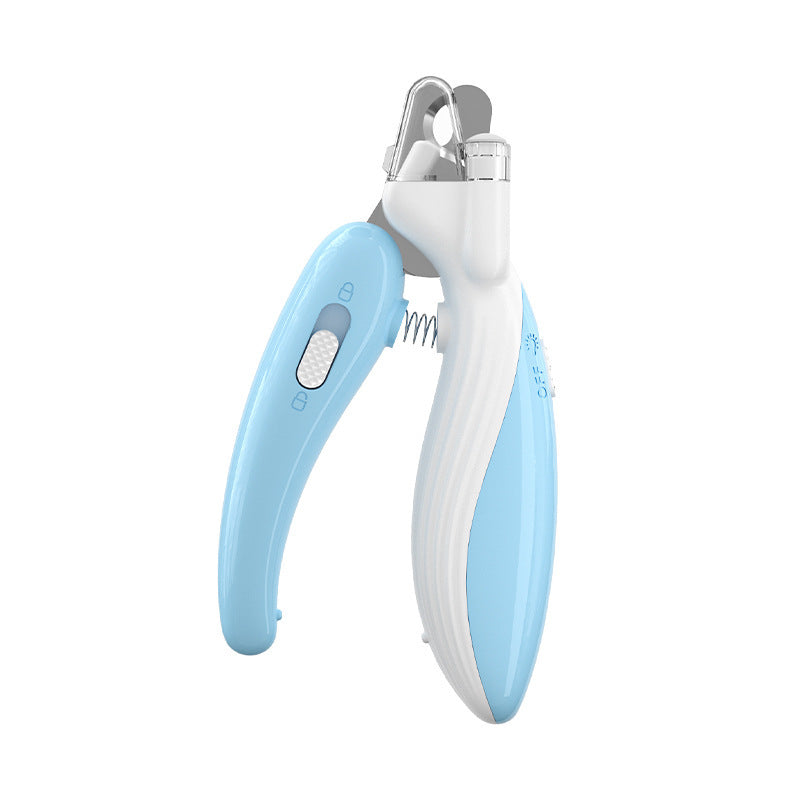 Pet Nail Clippers Dog Nail Clippers Cat Nail Clippers LED Electric Nail Grinder Pet Supplies LED Light Pet Nail Clippers - MeowMoow