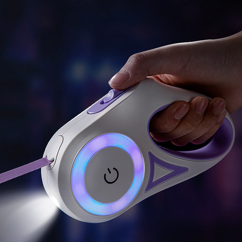 "Let your dog explore freely with the automatic retractable leash – perfect for relaxed walks!" - MeowMoow